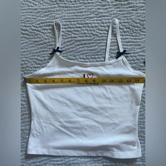 “I Love Myself” Graphic Crop Top – Cute Self-Love - Picture 5 of 7